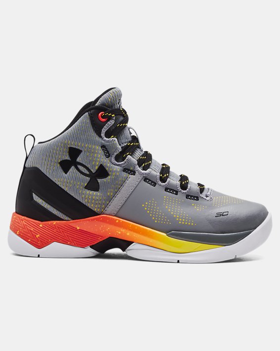 Pre-School Curry 2 Basketball Shoes in Gray image number 0